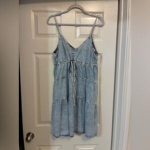Pink Lily Blue Denim Dress
